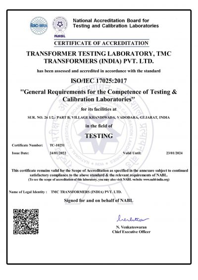 NABL Certificate TC-10251